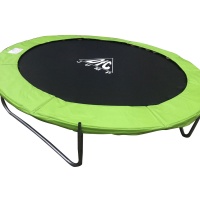 Батут DFC JUMP 8ft c сеткой, apple green (244 см)