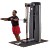 ОПЦИЯ к DGYM Многофункциональный вертикальный тросовый тренажер с весовым стеком 95 кг